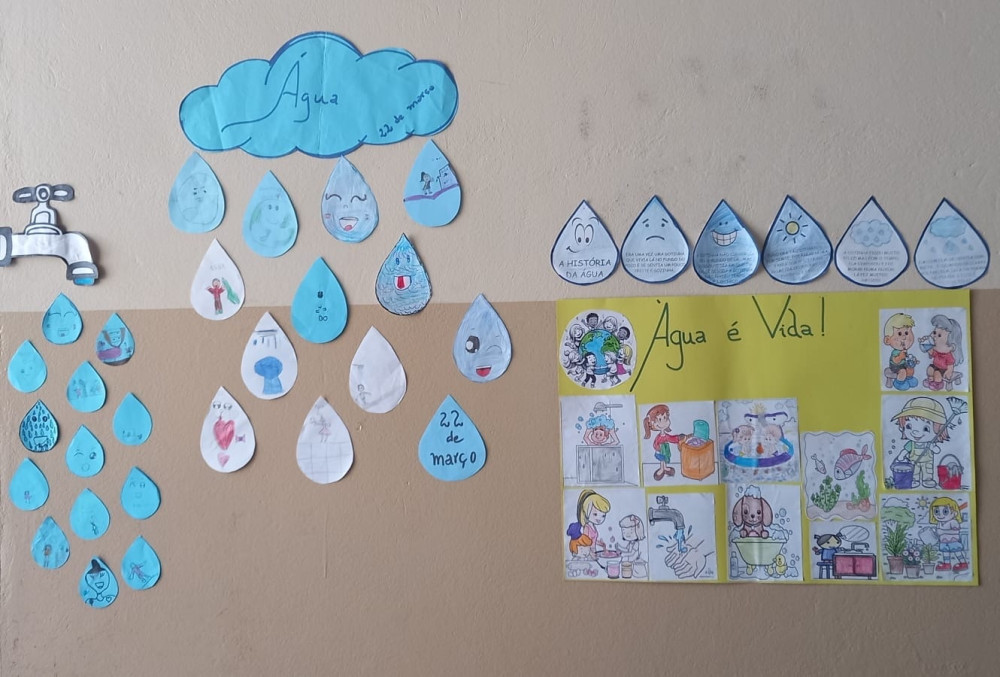 Prefeitura desenvolve ações em comemoração ao dia da água.