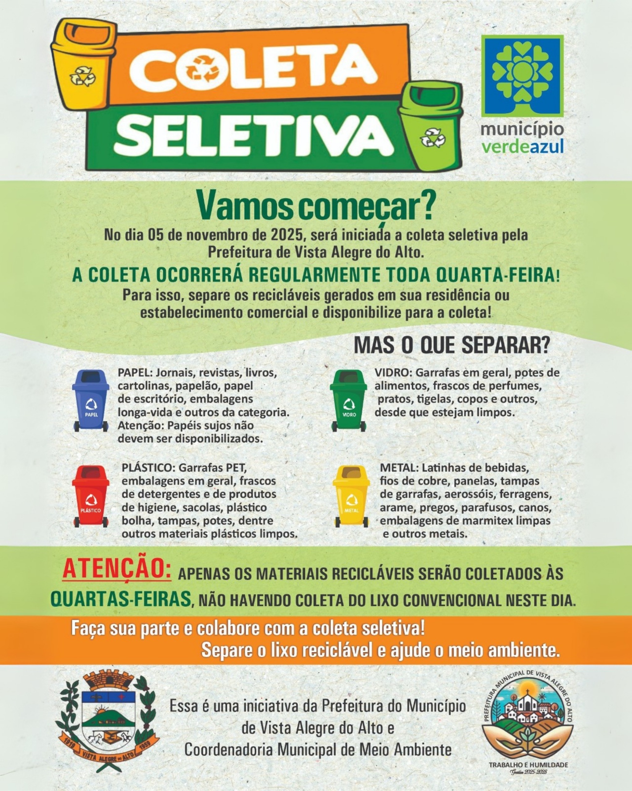 Coleta Seletiva: Vamos começar?